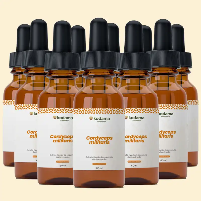 10 und. extrato Líquido Cordyceps militaris 60ml