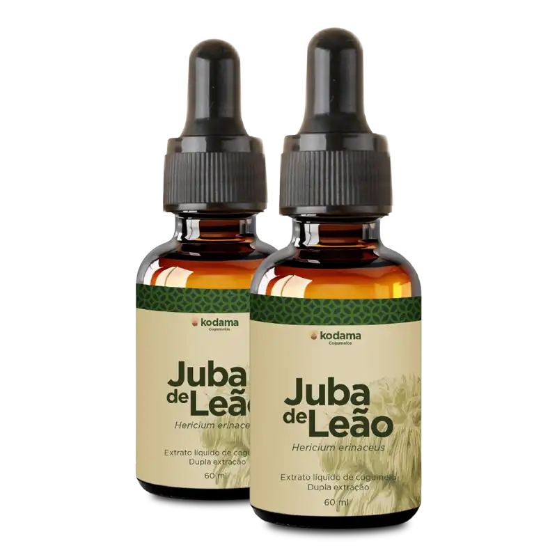 2 und. Extrato líquido Juba de Leão 60ml