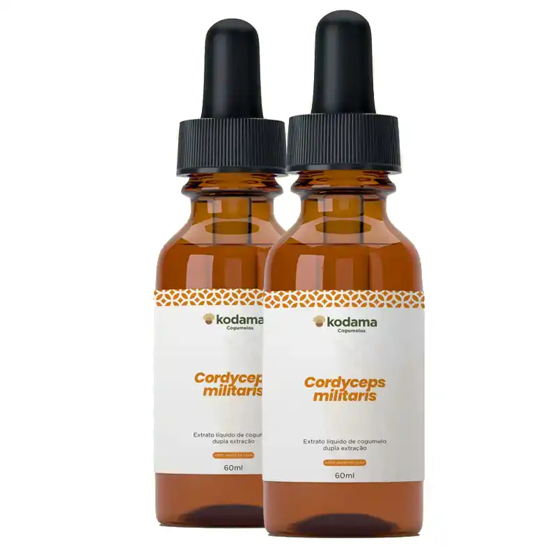 2 und. extrato Líquido Cordyceps militaris 60ml