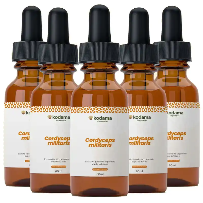 5 und. extrato Líquido Cordyceps militaris 60ml